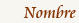 Nombre